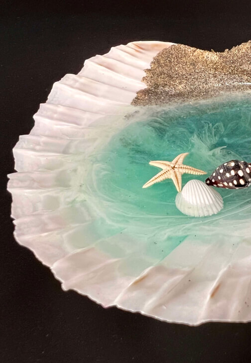 Resin Ocean Shell Art Class