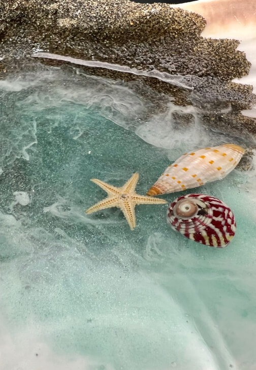 Resin Ocean Shell Art Class
