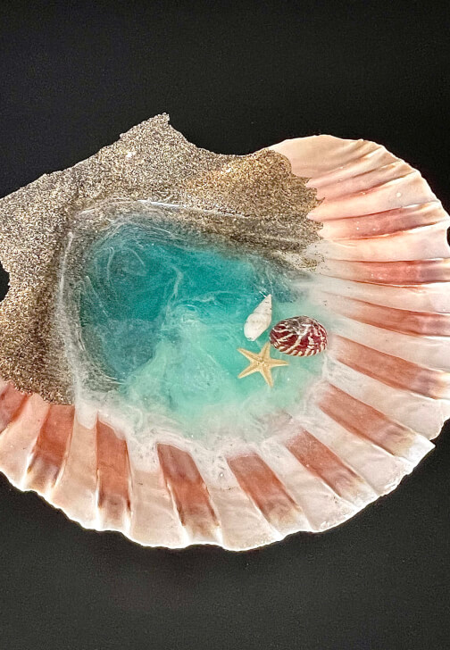 Resin Ocean Shell Art Class