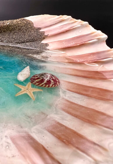 Resin Ocean Shell Art Class
