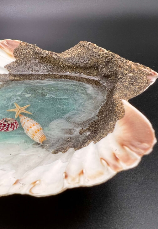 Resin Ocean Shell Art Class
