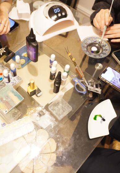 Resin Planet Jewellery Making Class