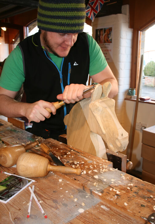 Rocking Horse Head Wood Carving Course