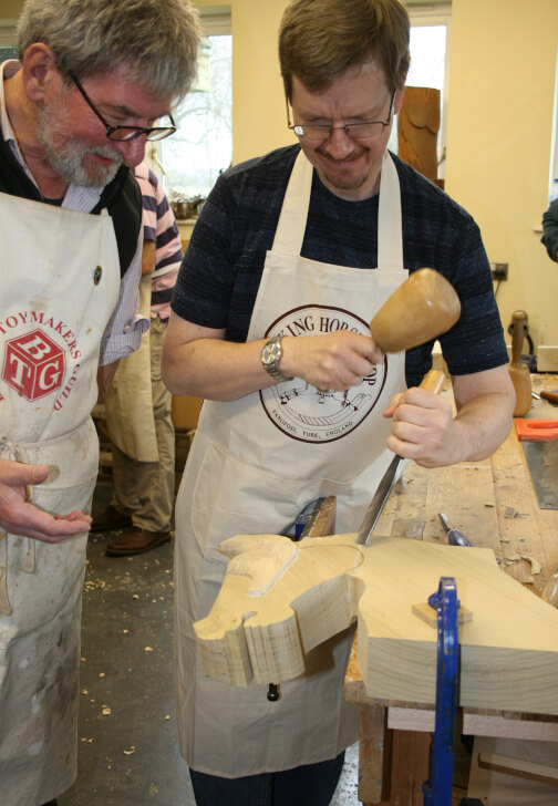 Rocking Horse Head Wood Carving Course