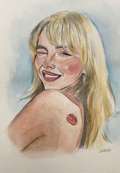 Sabrina Carpenter Themed Watercolour Class