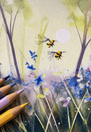 Saturday Watercolour Pencil Art Workshop