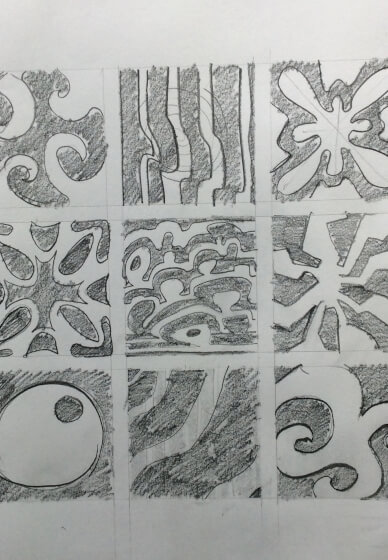 Screen Print Pattern Sampler Workshop