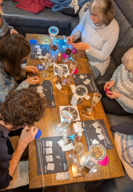 Scrunchie Making and Silk Painting Experience