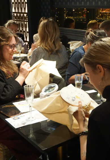 Scrunchie Making and Silk Painting Experience