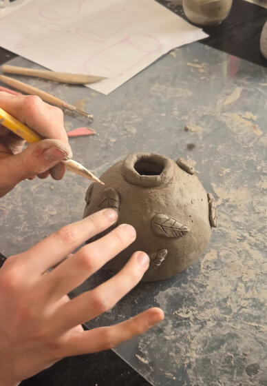 Sculpt and Sip Workshop with Bubble Tea