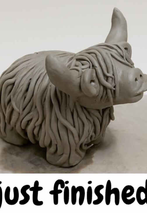 Sculpt Your Own Clay Highland Cow Workshop