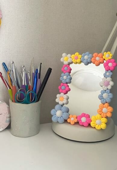 Sculpted Foam Clay Mirror Workshop