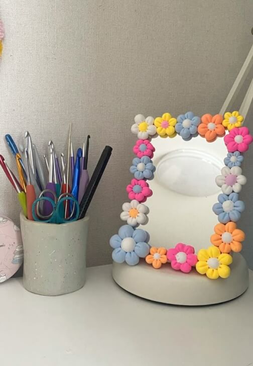 Sculpted Foam Clay Mirror Workshop