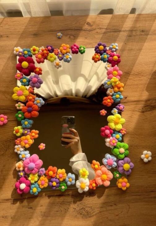 Sculpted Foam Clay Mirror Workshop
