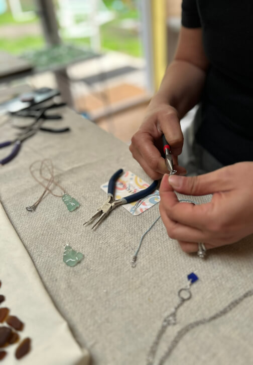 Sea Glass Jewellery Workshop