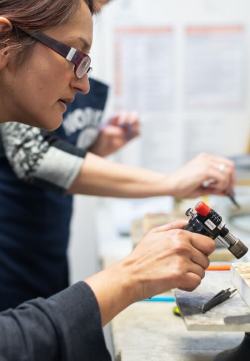 Sea Glass Silver Ring Workshop