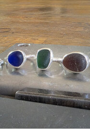 Sea Glass Silver Ring Workshop