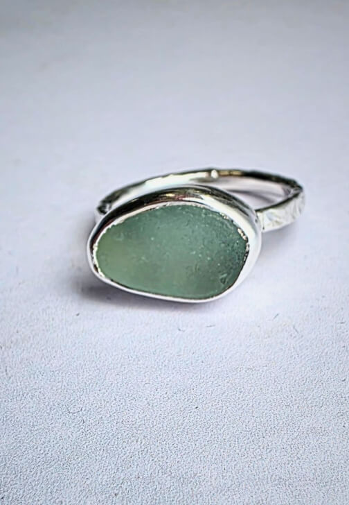 Sea Glass Silver Ring Workshop