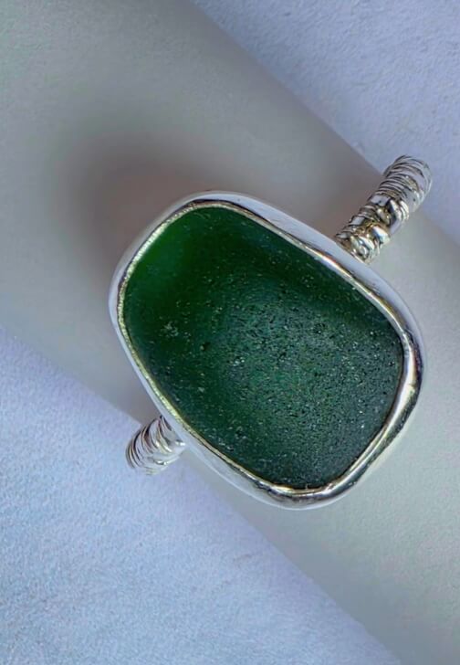 Sea Glass Silver Ring Workshop