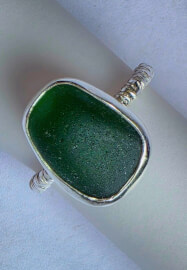 Sea Glass Silver Ring Workshop
