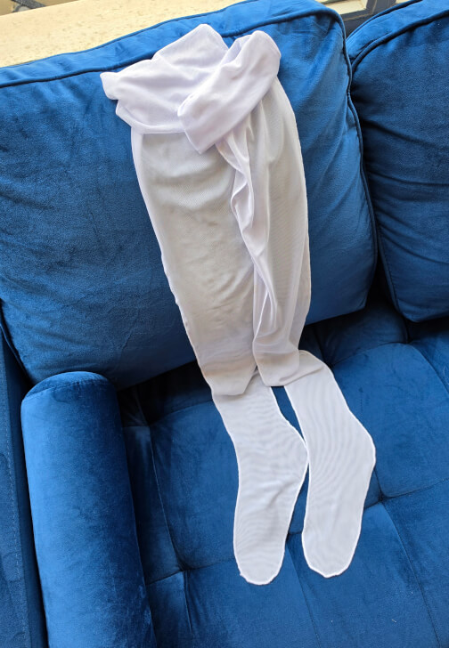 Sew Your Own Stretch Mesh Stockings: Overlocker Workshop