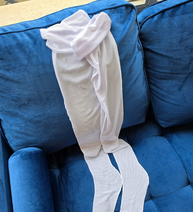 Sew Your Own Stretch Mesh Stockings: Overlocker Workshop