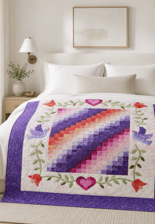 Shaded Shadows, Patchwork and Applique - a Three Day Workshop
