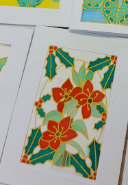 Silk Painting Class - Christmas Cards