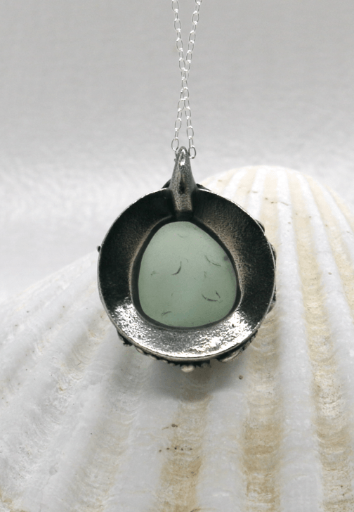 Silver and Seaglass Rockpool Pendant Workshop