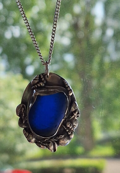 Silver and Seaglass Rockpool Pendant Workshop