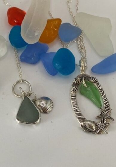 Silver Clay and Sea Glass Jewellery Workshop