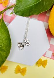 Silver Clay Farfalle Pasta Pendant Workshop