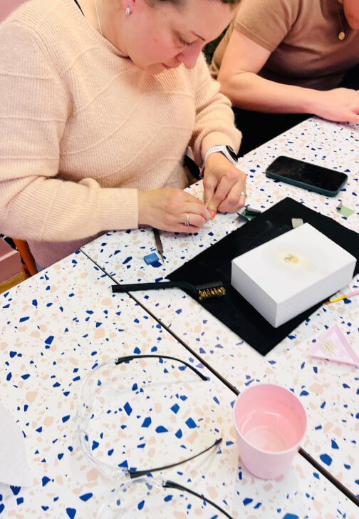 Silver Clay Farfalle Pasta Pendant Workshop