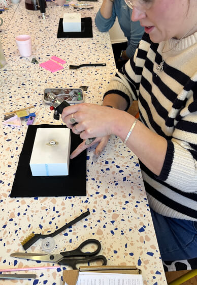 Silver Clay Gem Pendant Workshop