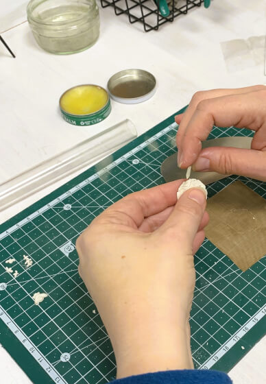 Silver Clay Jewellery Making Class with Precious Stone Inlay