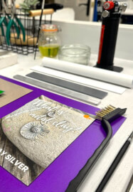 Silver Clay Jewellery Making Class with Precious Stone Inlay