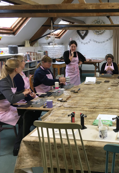 Silver Jewellery Workshop in Lechlade