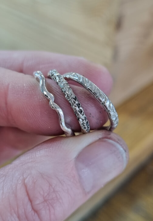 Silver Stacking Rings Workshop