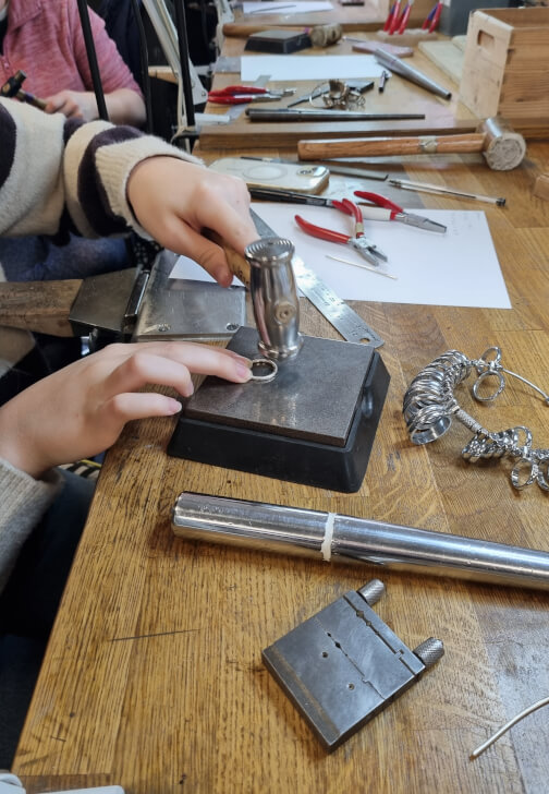 Silver Stacking Rings Workshop