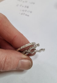Silver Stacking Rings Workshop