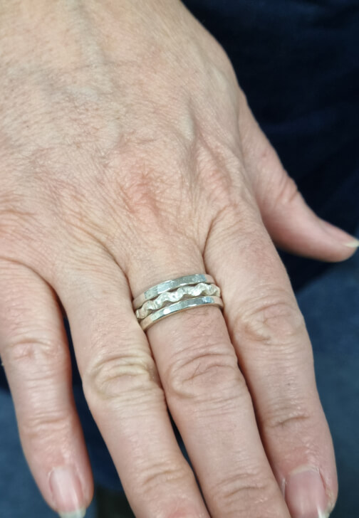 Silver Stacking Rings Workshop