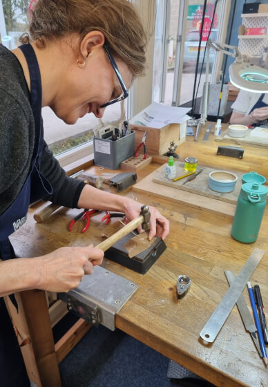 Silver Stacking Rings Workshop
