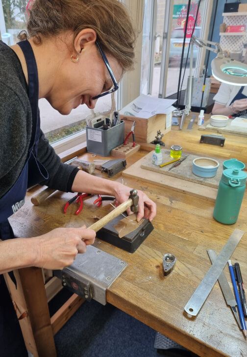 Silver Stacking Rings Workshop