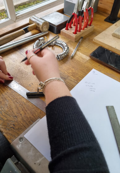 Silver Stacking Rings Workshop