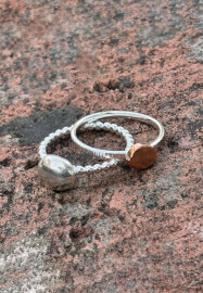 Silver Stacking Rings Workshop in Lincolnshire