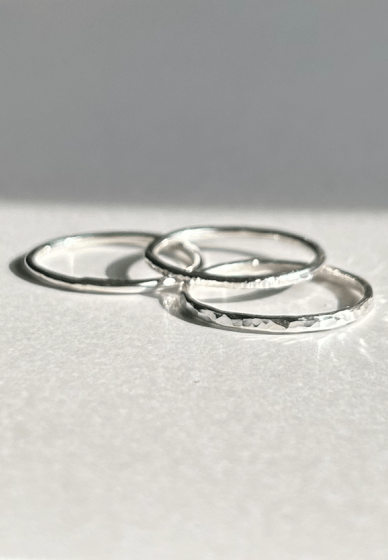 Silversmithing Workshop: Stacking Rings