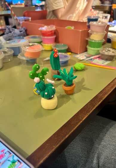 Sip and Create Clay Model Workshop
