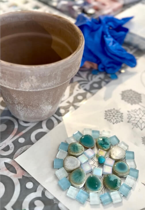 Sip and Create: Mosaic Plant Pot Workshop
