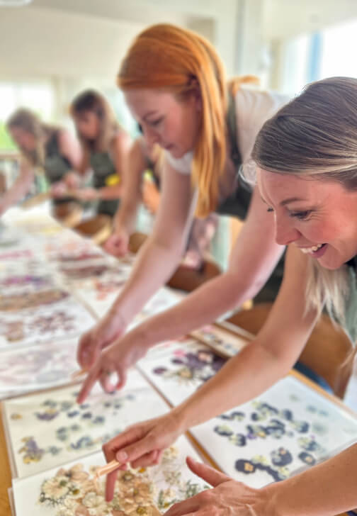 Sip and Create Workshop: Pressed Flower Sunsets by the Thames