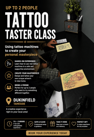 Sip and Ink Tattoo Workshop